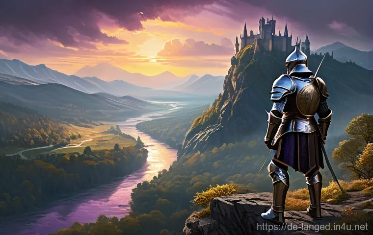 언어 교육학의 글로벌 트렌드 - A vibrant, futuristic city street bustling with life at dusk. Neon signs and holographic advertiseme...